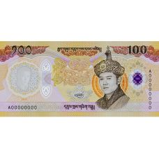 (000983) ** PNew (PN43) Bhutan - 100 Ngultrum (2025) (Polymer)